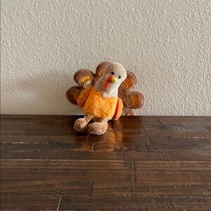 Source Unknown Plush Turkey Decor - Orange and Brown